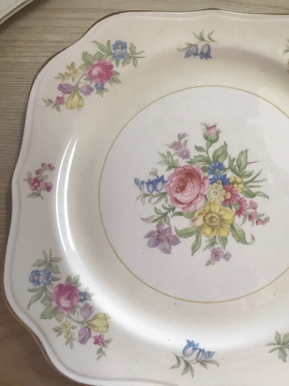 Antique Homer Laughlin Eggshell Nautilus plate